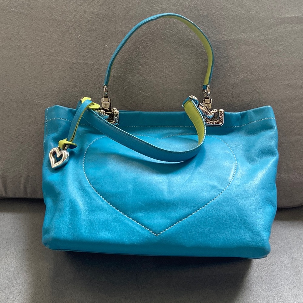 Brighton leather mini tote bag